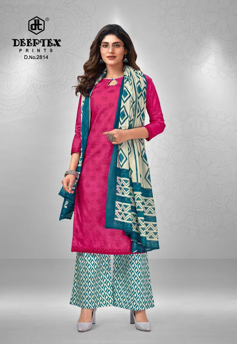 Chief Guest Vol 28 By Deeptex Printed Cotton Dress Material Catalog
